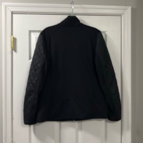 Talbots black zip up jacket size large - Picture 3 of 3